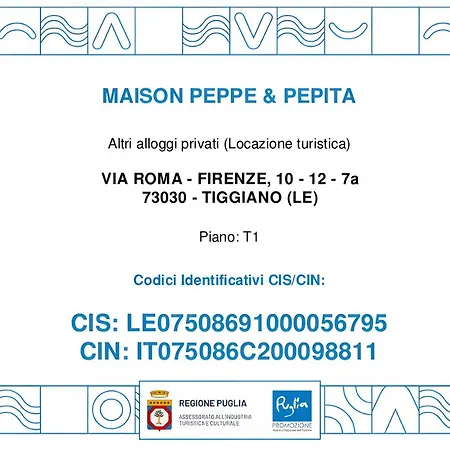 Maison Peppe E Pepita Ferienhaus Tiggiano